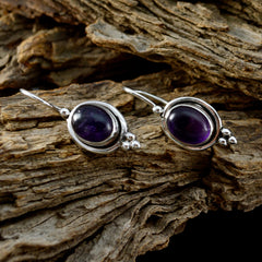 Lucy Purple Dangle Earrings for Everyday Glam