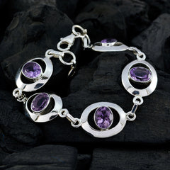 Chloe Purple Gemstone Bracelet for Everyday Glam
