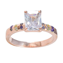 Hua Purple Halo Engagement Ring with Sparkling Gemstones