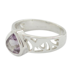 Rebeca Purple Solitaire Gemstone Ring in Sterling Silver