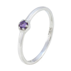 Lakshmi Glamorous Purple Solitaire Ring