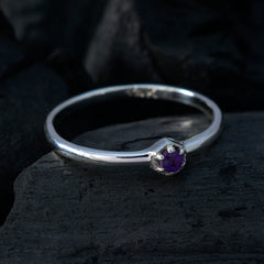 Lakshmi Glamorous Purple Solitaire Ring