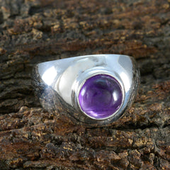 Aisha Contemporary Purple Solitaire Ring
