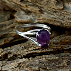 Sakura Sophisticated Purple Solitaire Ring
