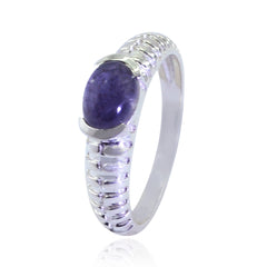 Naomi Purple Solitaire Ring with Elegant Gemstone