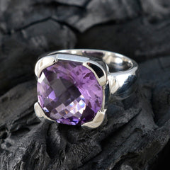 Claire Heritage Purple Solitaire Ring