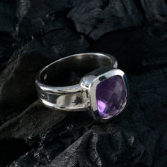 Putri Abstract Purple Solitaire Ring