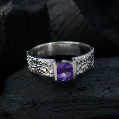 Liyana Sophisticated Purple Solitaire Ring