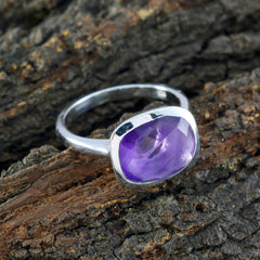 Nora Cultural Purple Solitaire Ring