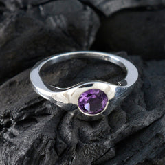 Teresa Feminine Purple Solitaire Ring