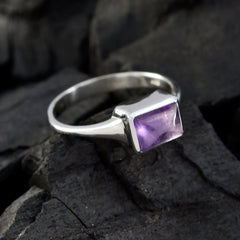 Audrey Contemporary Purple Solitaire Ring