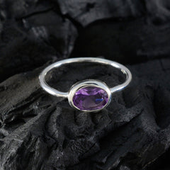 Isabella Feminine Purple Solitaire Ring
