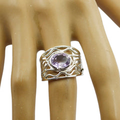 Antonia Rope-Wire Purple Solitaire Ring