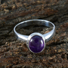 Laura Graceful Purple Solitaire Ring