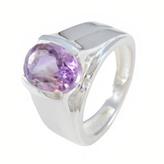 Ananya Cultural Purple Solitaire Ring