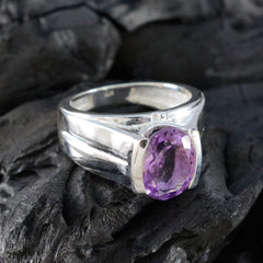 Ananya Cultural Purple Solitaire Ring