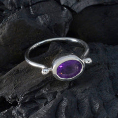 Bianca Trendy Purple Solitaire Ring