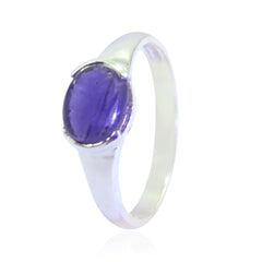 Elena Sophisticated Purple Solitaire Ring
