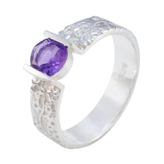 Liyana Sophisticated Purple Solitaire Ring