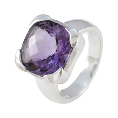 Claire Heritage Purple Solitaire Ring