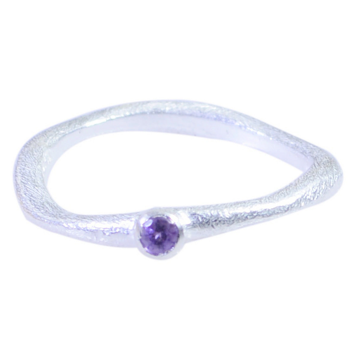 Yan Fairytale Purple Solitaire Ring Amethyst Purple