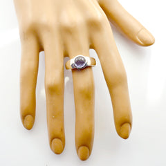 Nova Sophisticated Purple Solitaire Ring