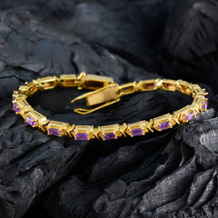 Josephine Purple Tennis Bracelet for Glam Fashion