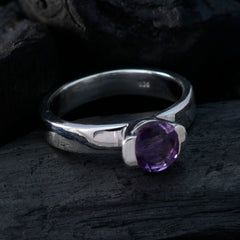 Genesis Glamorous Purple Solitaire Ring