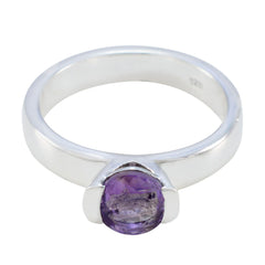 Genesis Glamorous Purple Solitaire Ring Amethyst Purple