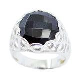 Putri Filigree Black Solitaire Ring Black Onyx Black