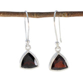 Fernanda Red Dangle Earrings Online for Everyday Style Garnet Red Dangle