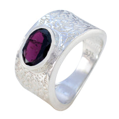 Zoe Red Solitaire Ring Art Deco - Stunning Gemstone Design