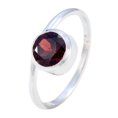 Ellie Sophisticated Red Solitaire Ring