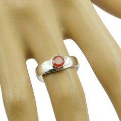 Bianca Sophisticated Red Solitaire Ring