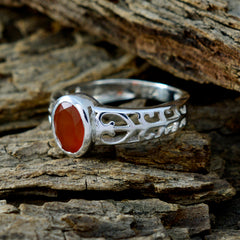 Tereza Rope-Wire Red Solitaire Ring