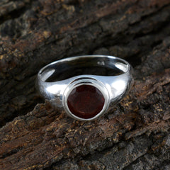 Kristine Abstract Red Solitaire Ring