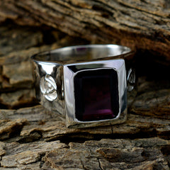 Riya Red Solitaire Ring with Elegant Gemstone