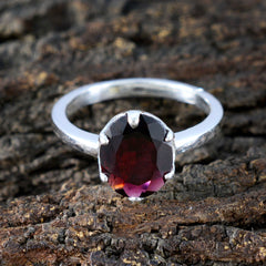 Nari Sophisticated Red Solitaire Ring