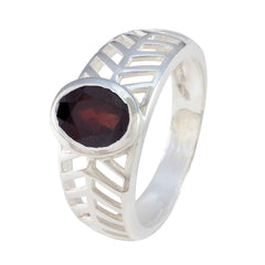 Bianca Rope-Wire Red Solitaire Ring