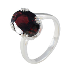 Kristine Contemporary Red Solitaire Ring