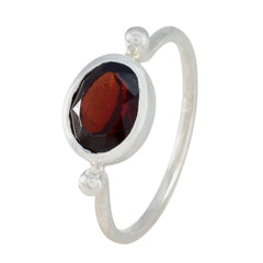 Yuki Contemporary Red Solitaire Ring
