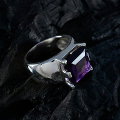Camilla Retro Purple Solitaire Ring