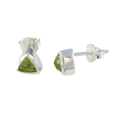 Riley Green Solitaire Stud Earrings for Everyday Glam