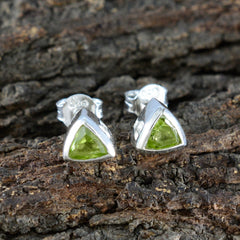 Riley Green Solitaire Stud Earrings for Everyday Glam