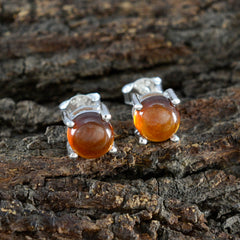 Riley Red Solitaire Earrings for Everyday Glam