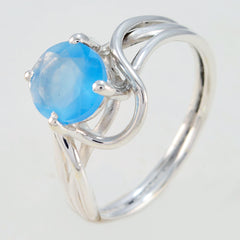 Eun-ji Romantic Blue Solitaire Ring