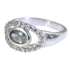 Emilia Romantic Halo Ring Multicolor Silver Jewelry