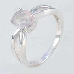 Eun-ji Romantic Pink Solitaire Ring