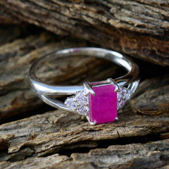 Mei Romantic Red Halo Ring with Sparkling Gemstones