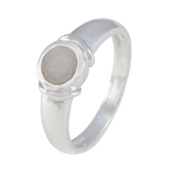 Claire Romantic White Solitaire Ring